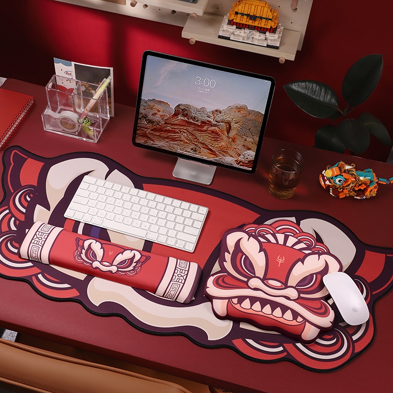 Alas Mouse Alas Meja Game Esports Anime Keyboard Pad Silicone Wrist Guard Non-slip Mouse Pad