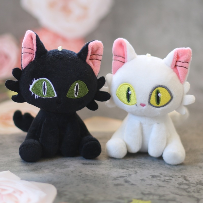 Suzume no Tojimari Daijin Cat Plush Keychain Lucu Boneka Mainan Hewan Kucing Keyring Pendant Gantungan Kunci