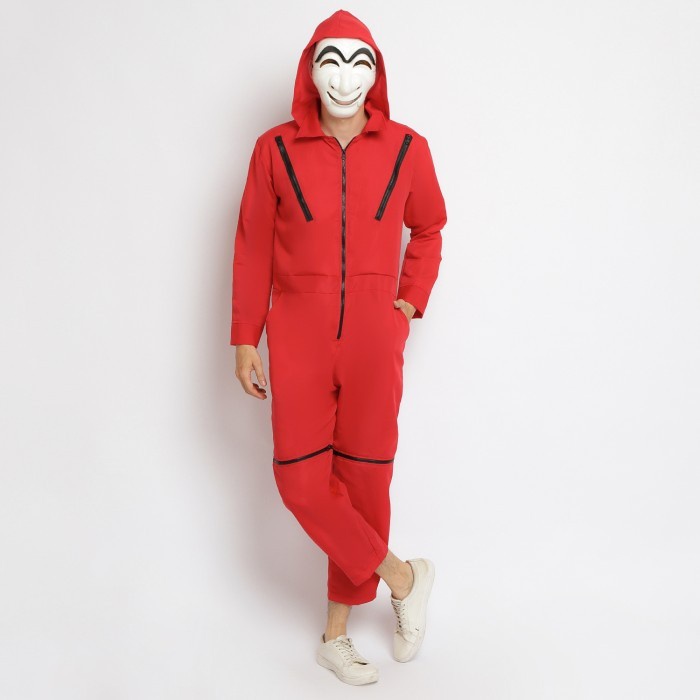 NZINGA Costume money heist korea kostum dan topeng