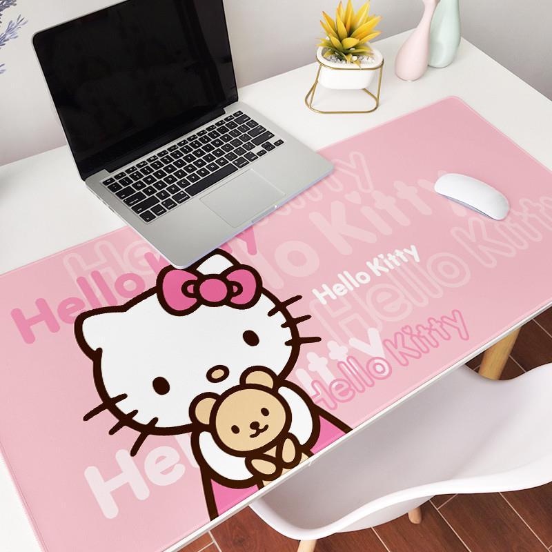 Kitty Cat Mouse Pad Extra Large Medium Keyboard Alas Meja Komputer Kantor Siswa Kecil Lucu