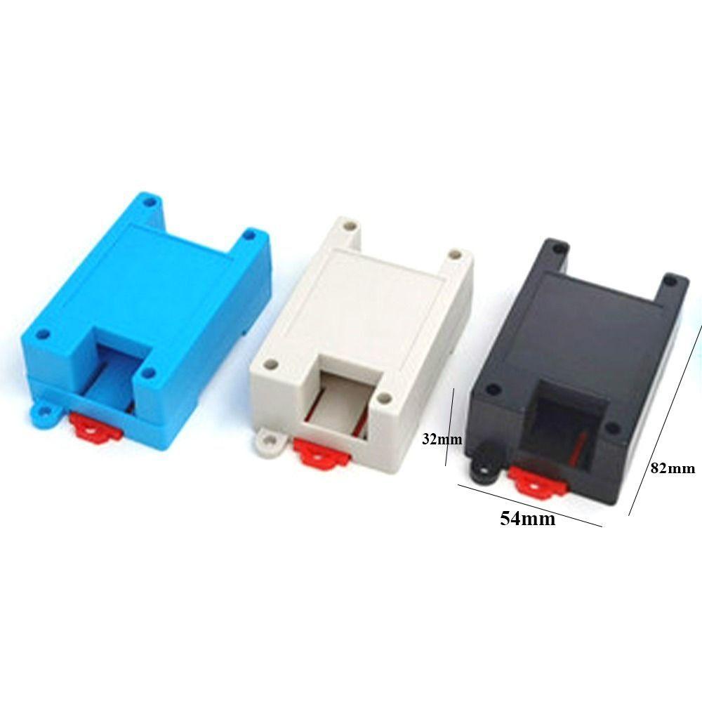 Populer 1/2pcs Kotak Proyek Elektronik DIY ABS Plastik PLC Controller Casing Instrumen Perumahan