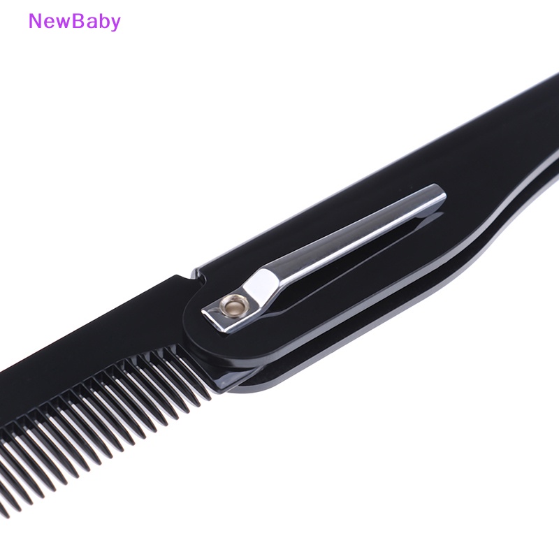Newbaby New Fashion Pria Wanita Kecantikan Lipat Saku Klip Rambut Kumis Jenggot Alat Sisir ID