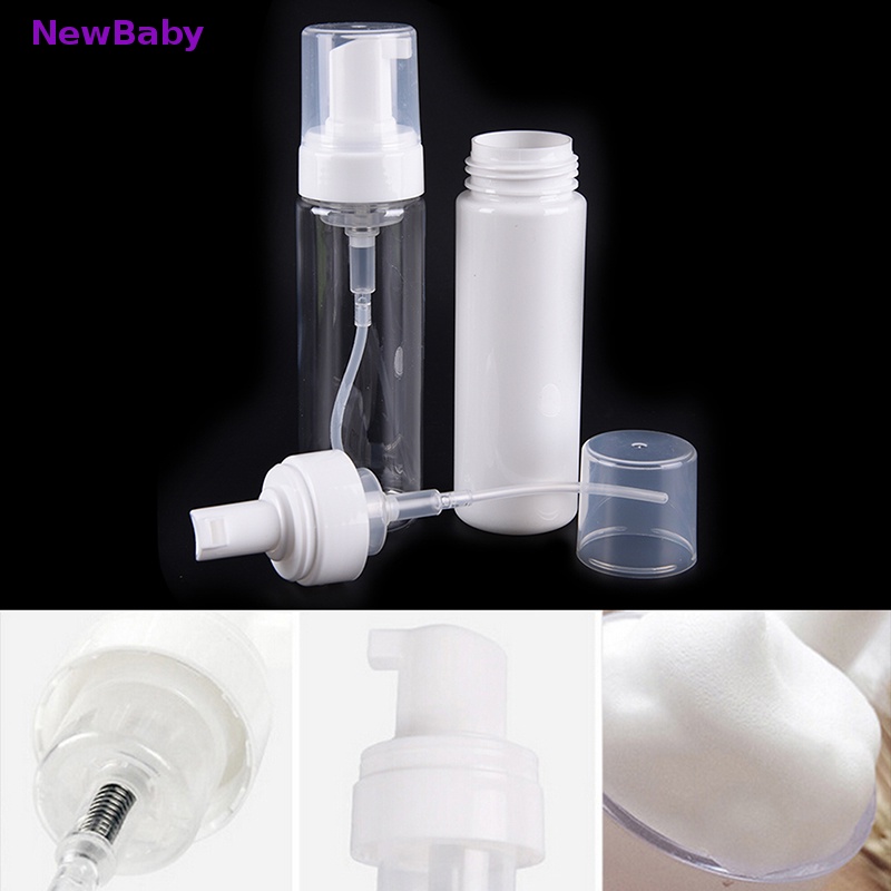 Newbaby 1pc 200ml Kosong Plastik Travel Foamer Dispenser Sabun Cuci Tangan Foam Pump Bottle ID