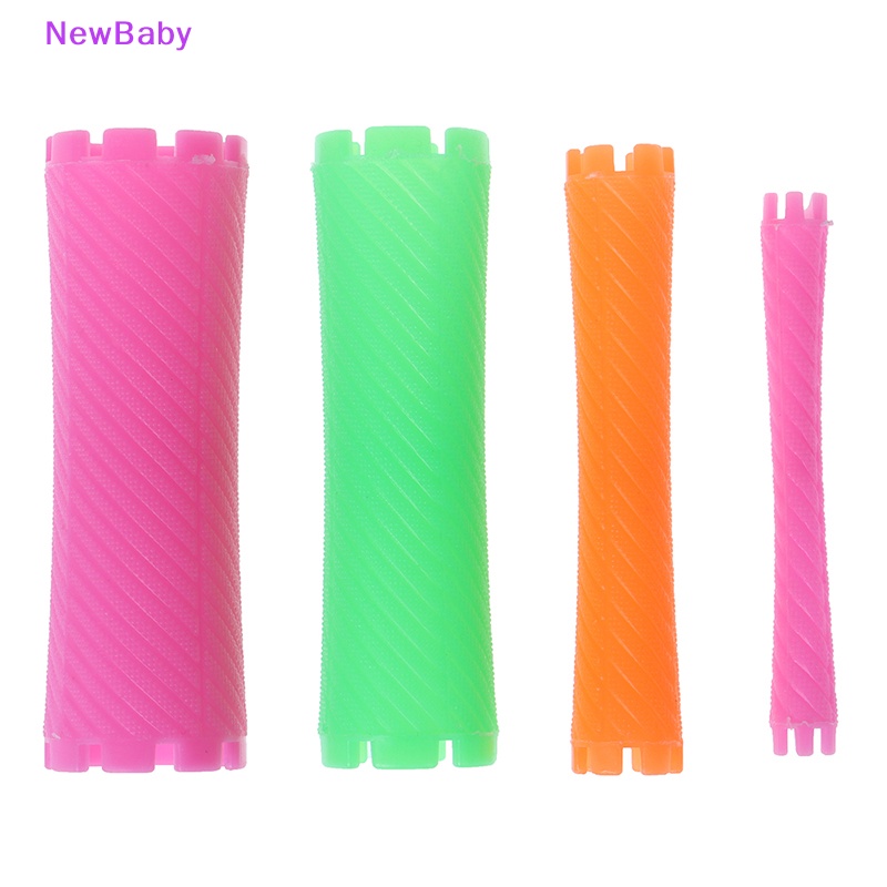 Newbaby 1set Alat Pengeriting Rol Rambut Panjang Ajaib Gelombang Spiral Perm Batang DIY ID