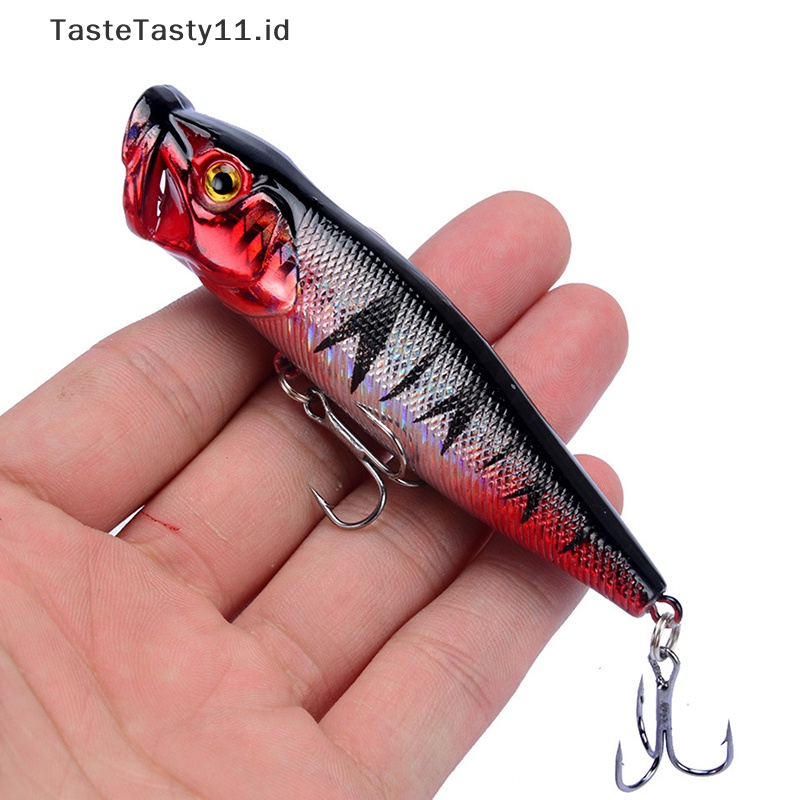 Tastetasty 1PC Big Popper fishing Lure Umpan Kait Wobblers Engkol Pancing Buatan.