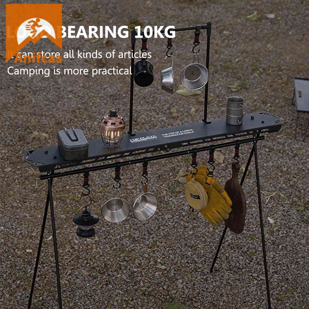 Shinetrip Rak Gantung Camping Piring Aluminium Alloy Camping Piknik Stand Bracket