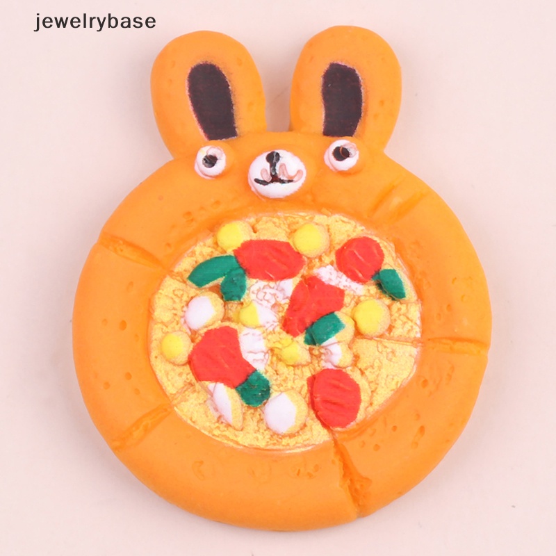 [jewelrybase] 1set Rumah Boneka Pizza Membantu Miniatur Piring Pizza Mainan Model Rumah Aksesoris Butik