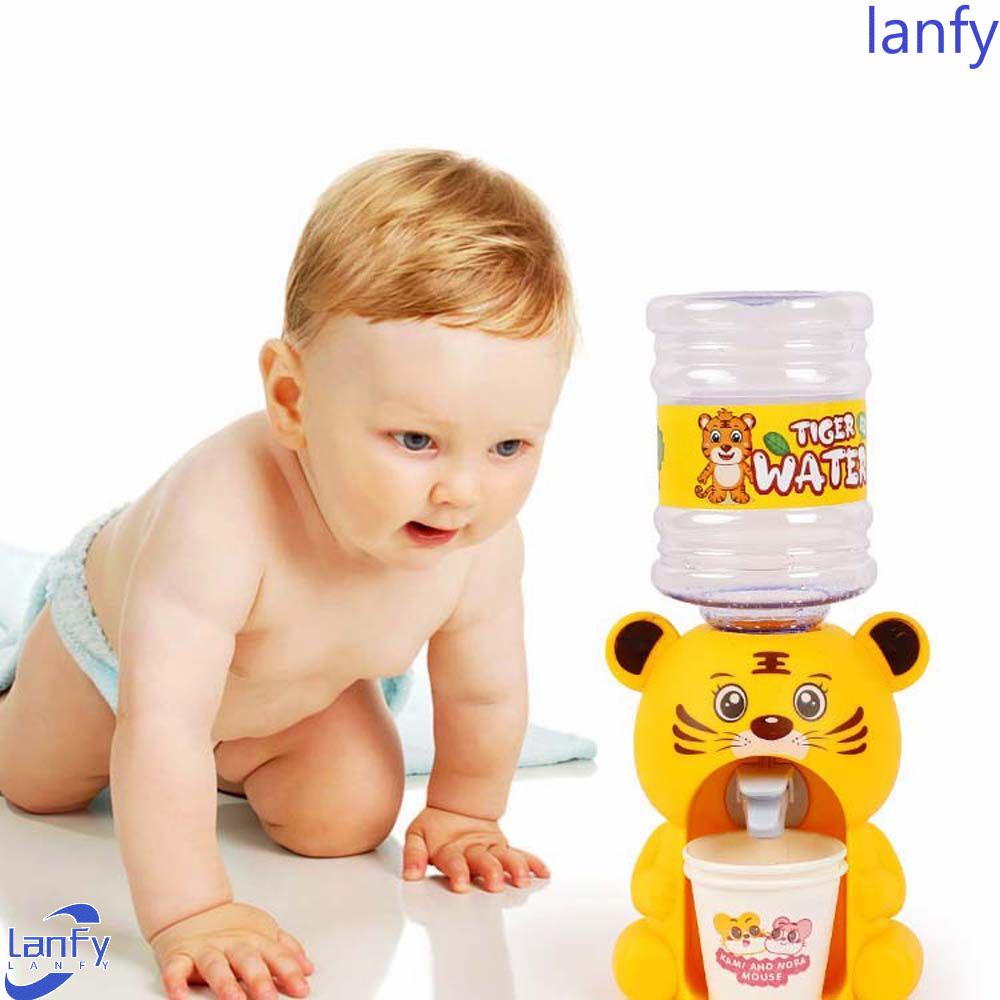 Lanfy Water Dispenser Lucu Kartun Dingin/Hangat Air Jus Susu Minum Air Mancur Pompa