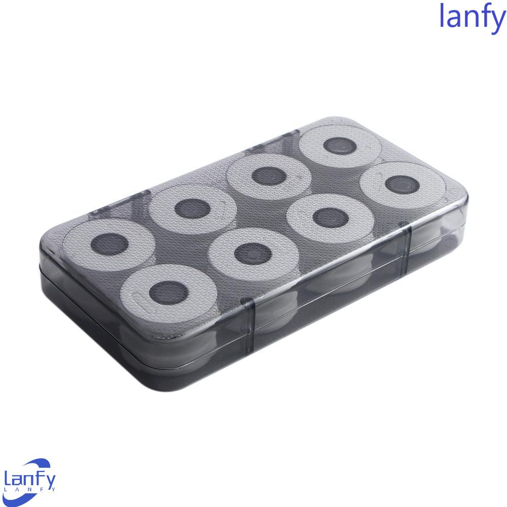 Lanfy Fishing Tackle Box Waterproof High Quality Kotak Pancing Kotak Penyimpanan Alat Pancing Aksesoris Wire Shaft Bobbin