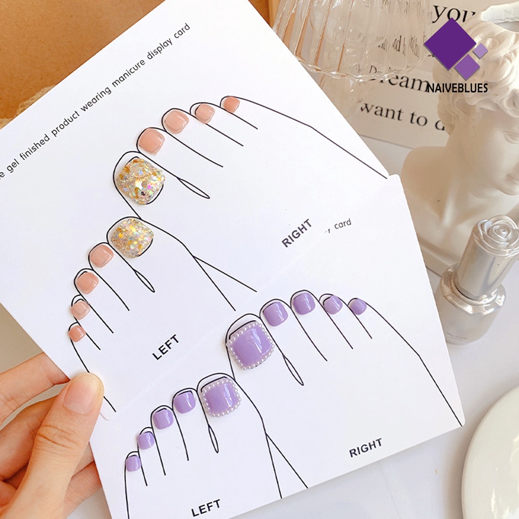 [naiveblues] 5pcs Kartu Pajangan Nail Art Pola Indah Halus Dapat Digunakan Kembali Aplikasi Lebar Dekoratif2