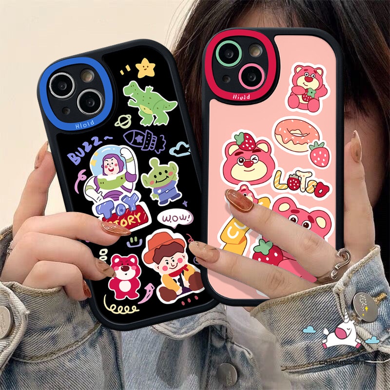 Untuk Realme C55 C35 C53 C21Y C31 C12 C11 C25s C15 Realme 10 Pro+ 9i 5 8 8i 6i 6 8Pro 6s 5i 7i C30 C25Y C20 C21 GT C2 C3 C20A C1 C2 C17 Lucu Manyo Kartun Toy Story Casing Tpu Empuk