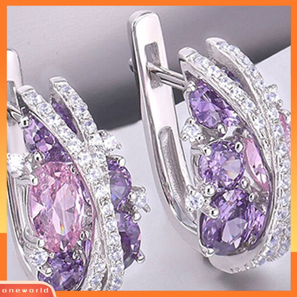 [EONE] 1pasang Anting Pejantan Double-Layer Berbentuk X Berongga Berkilau Temperamen Berlian Imitasi Dekorasi Tahan Luntur Retro Kreatif Cubic Zirconia Earrings Perhiasan Aksesori