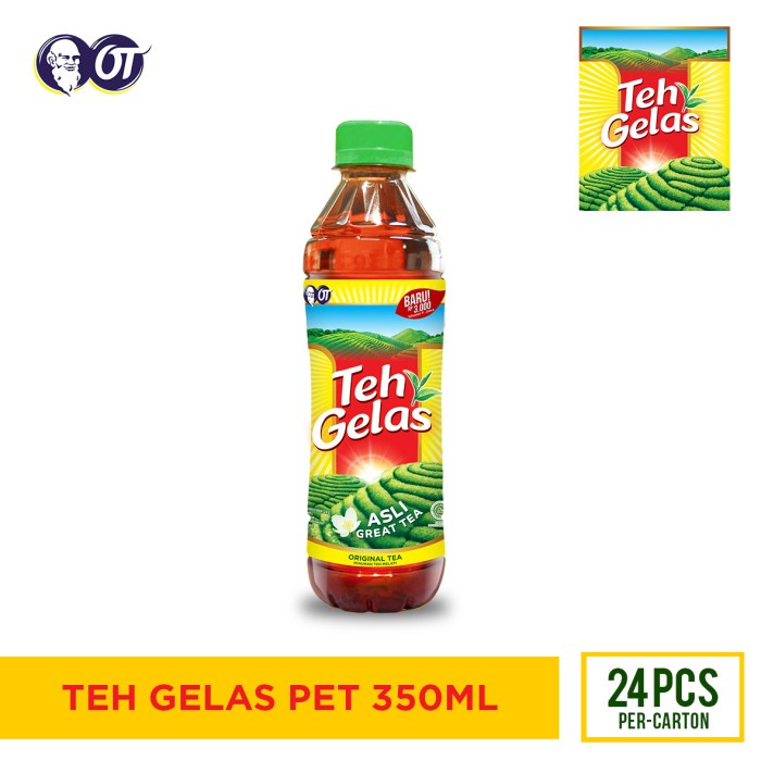 

Teh Gelas PET - Original 350ml - [1 Pcs]