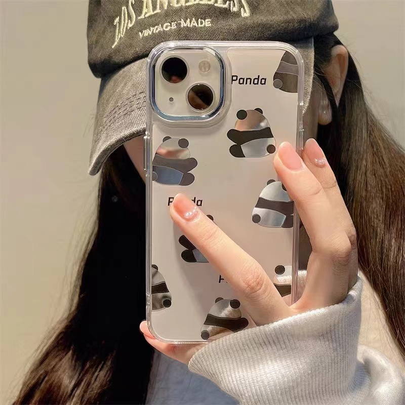 Cocok Untuk Iphone14 Pro Max iPhone Phone Case Cermin Casing Ponsel Kuat Kamera Perlindungan Tahan Guncangan Gaya Sederhana Kompatibel Dengan Iphone13 13pro 13prm iPhone 11 7Plus 8Plus Xr XS 12 Pro Max Casing Ponsel