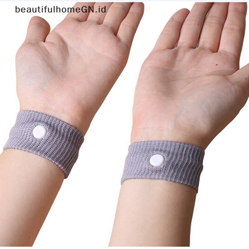 {Cantik} Nausea Anti Morning Sickness Motion Travel Sick Wrist Band Mobil Sea Plane~