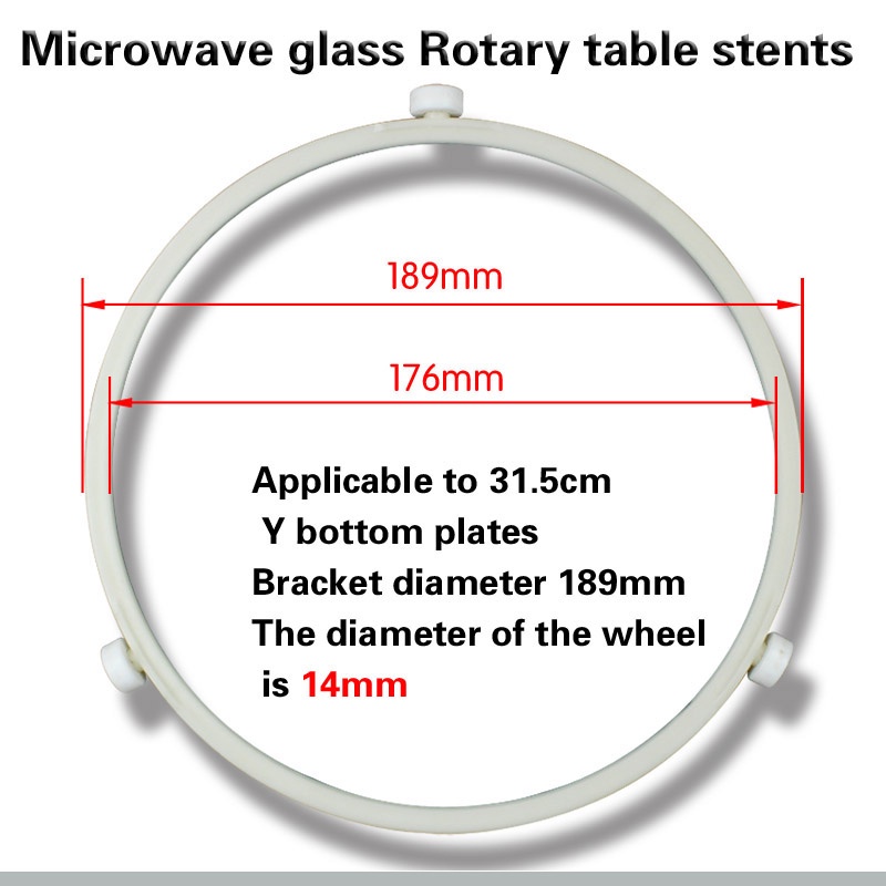 Tatakan Pemutar Piring Microwave 18,9 Cm Roda Piringan Oven