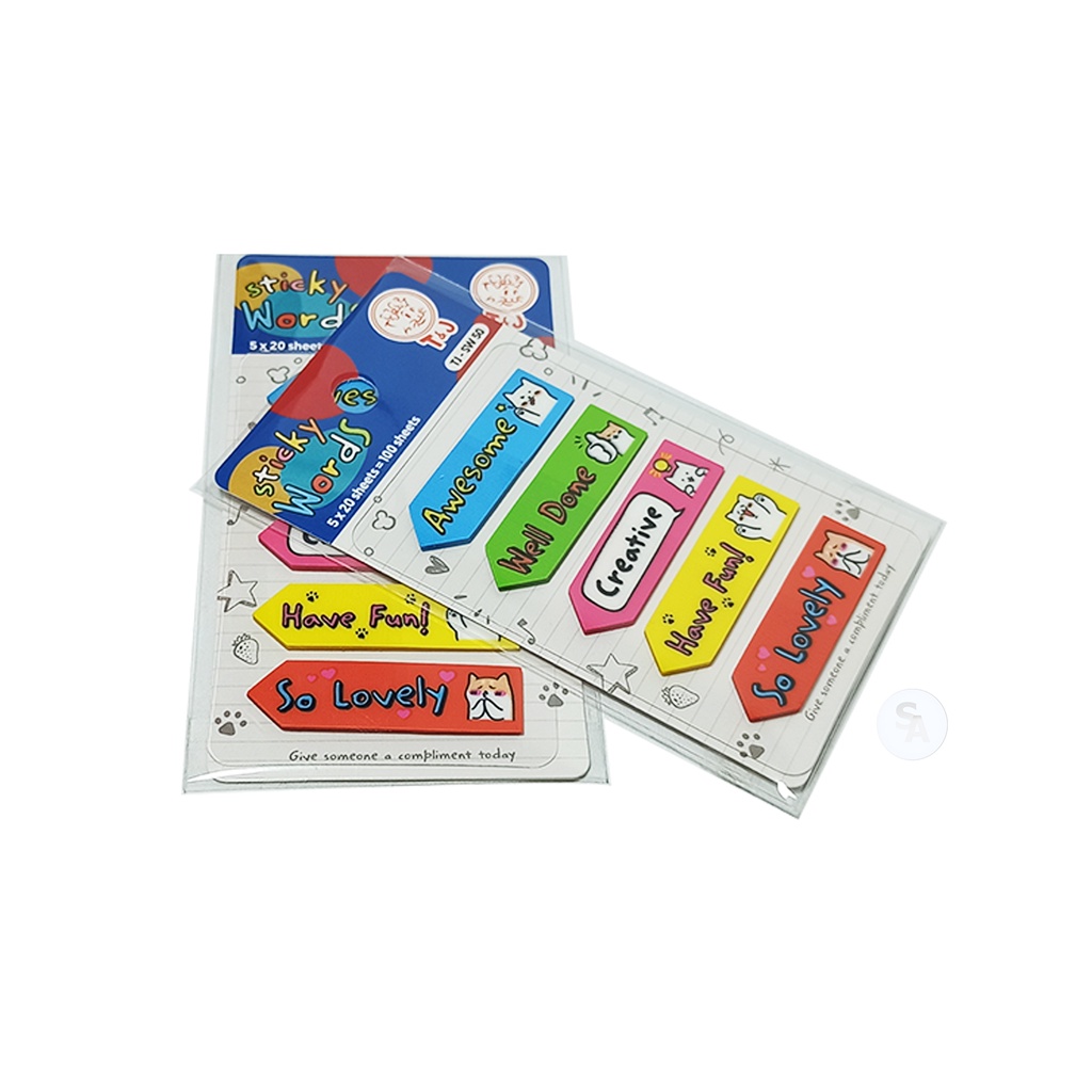 

TOM & JERRY - Sticker Kata Sticker Words TJ SW-50 - Pad