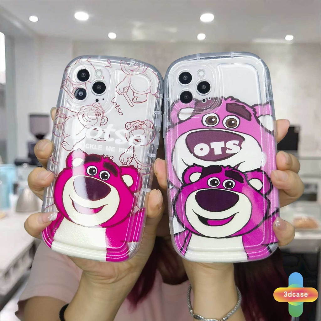 Compatible For Case IPhone 12 11 13 14 PRO MAX 6 7 6S 8 14 Plus X XR XS MAX 11 12 13 Se 2020 6SPlus 7Plus 6Plus 8Plus 14Plus XSMAX Cartoon Lotso Camera Lens Protection Soap Case