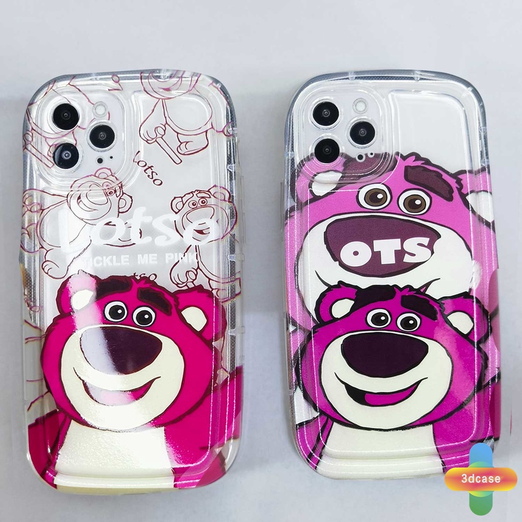 Compatible For Case IPhone 12 11 13 14 PRO MAX 6 7 6S 8 14 Plus X XR XS MAX 11 12 13 Se 2020 6SPlus 7Plus 6Plus 8Plus 14Plus XSMAX Cartoon Lotso Camera Lens Protection Soap Case