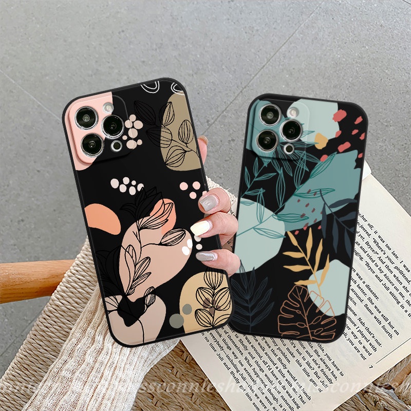 Case Motif Sisi Untuk Realme C35 C33 C21Y C31 C25 C1 C25Y C20 C12 C11 8i 5 5s 9i 6i 9 8 5i 7 10 10 8 Pro C3 7i C30 C25s C17 C21 Soft Tpu Spring Fresh Bunga Daun Sarung Motif Bunga