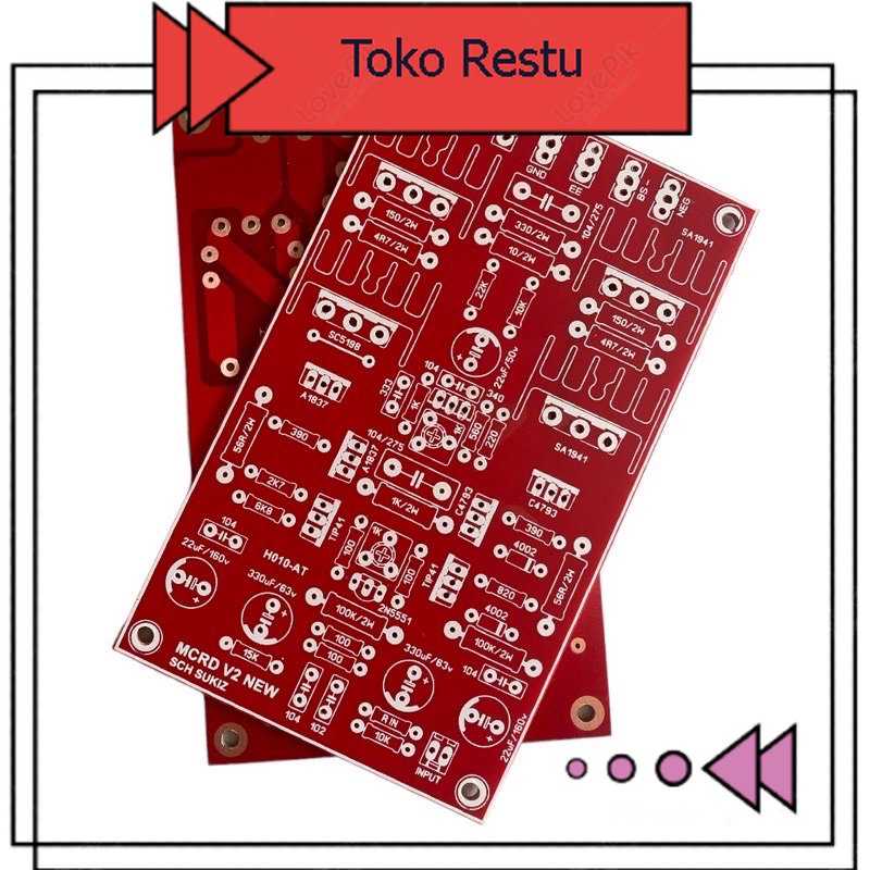 Pcb Driver MCRD V2 New fiber fr4 Cuci Gudang