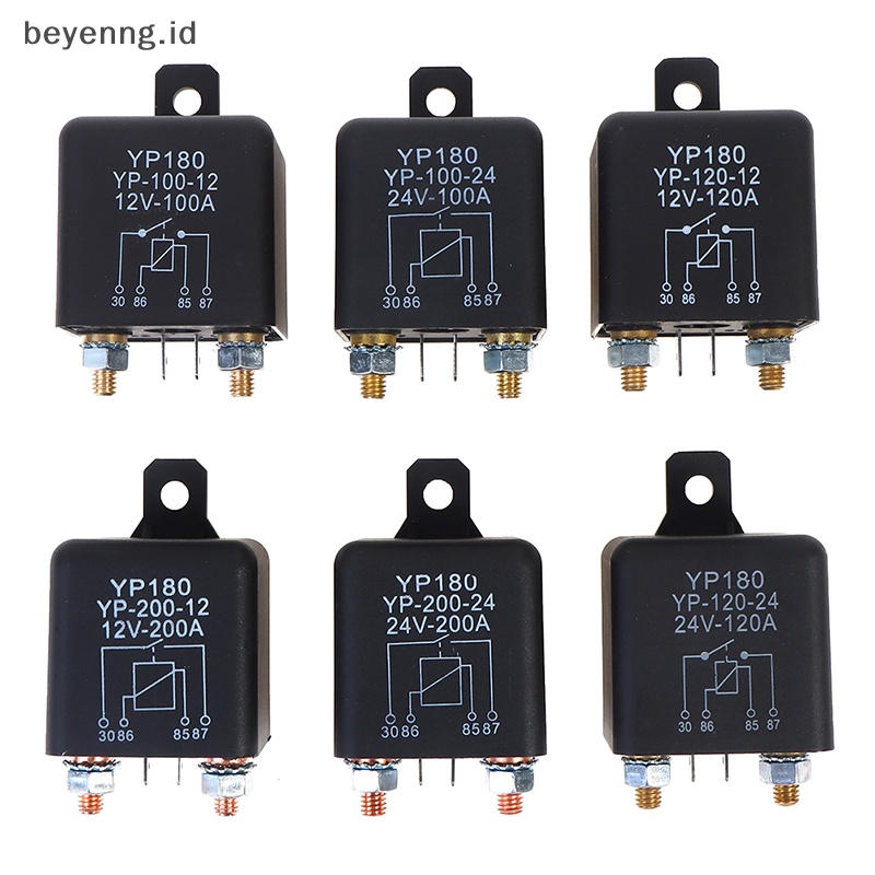 Beyen Starg Relay 200A 100A 12V/24V Power Otomotif Heavy Current Start Relay ID