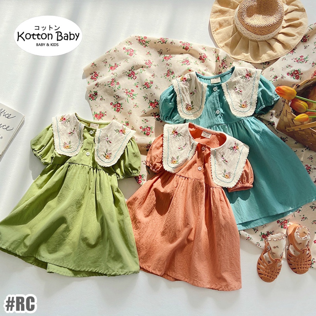 2-6thn | DRESS ANAK KOREA PESTA ELEGAN FORMAL PEREMPUAN catalog DDCM RC