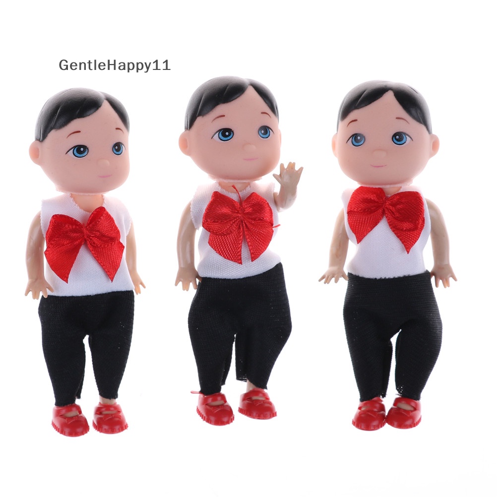 Gentlehappy Kid 10cm Mainan Boneka Fashion Untuk Barbie baby boy son dolls Mainan Kecil Super Lucu id