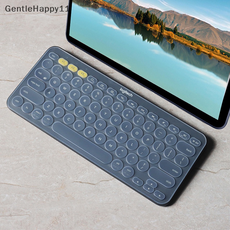Gentlehappy Cover Keyboard Wireless Untuk Logitech K380 Wireless Colorful US Soft Silicone id