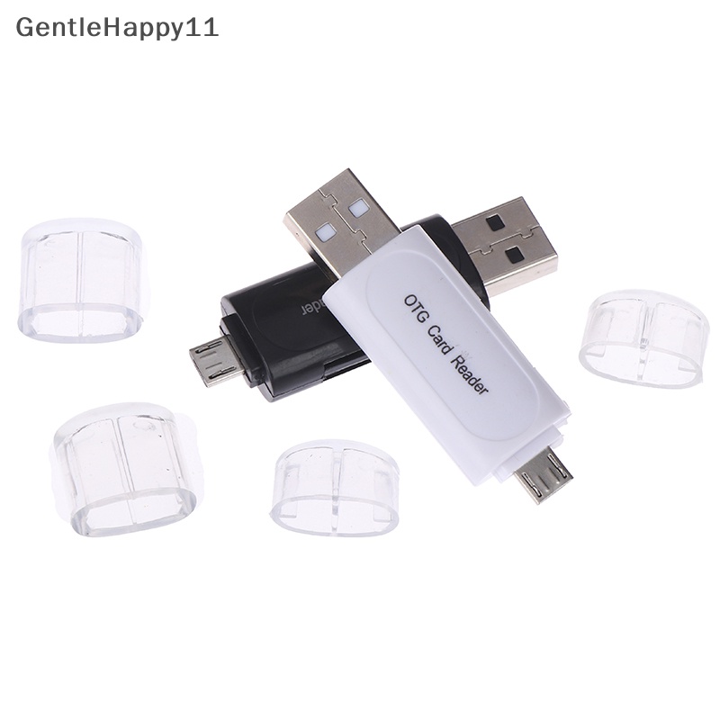 Gentlehappy al otg usb 2.0 Adaptor memory card reader Untuk Handphone tf t-flash id