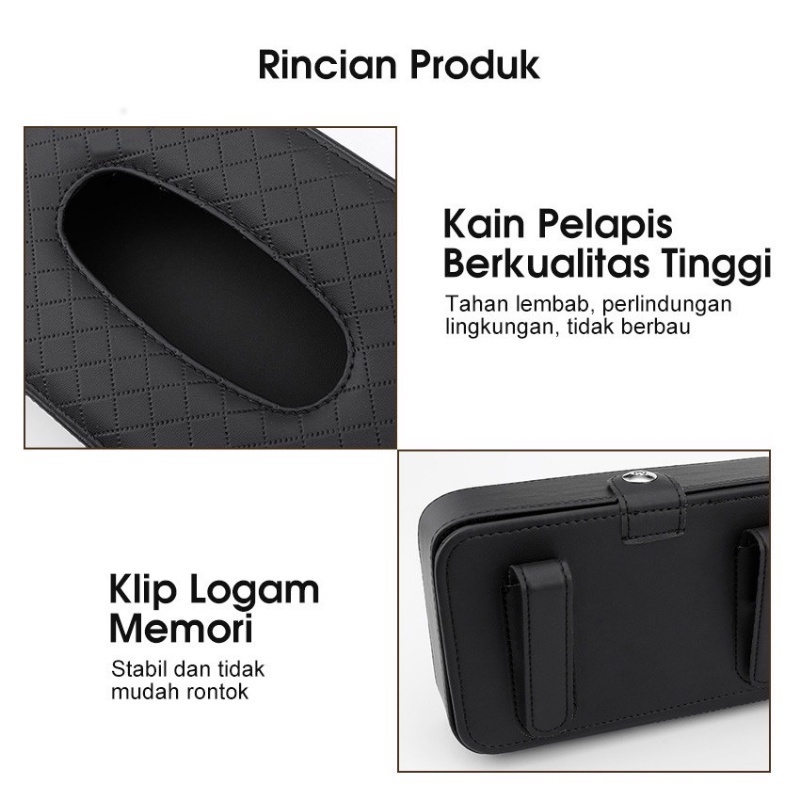 【COD】Kulit Tempat Tisu Gantung/Tissue Mobil/Tempat Tisu Gantung Leather/Tempat Tisu Mobil Mewah