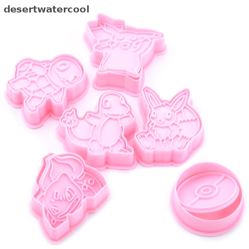 Deid 6Set Kartun elf Cookie Press Tipe Biskuit Plastik cutg die set Martijn