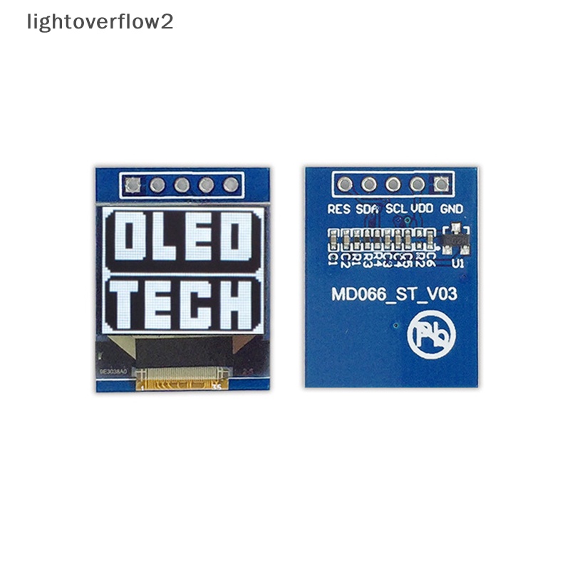 [lightoverflow2] Modul OLED 0.66 inch 6448layar Putih64 * 48 64x48 SPI IIC I2C Interface OLED [ID]