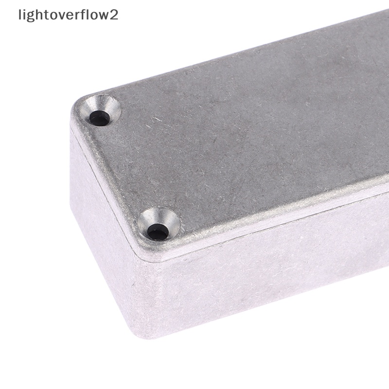 [lightoverflow2] 1pc Silver Aluminium Enclosure Case 1590A Kotak Proyek Elektronik Mini [ID]