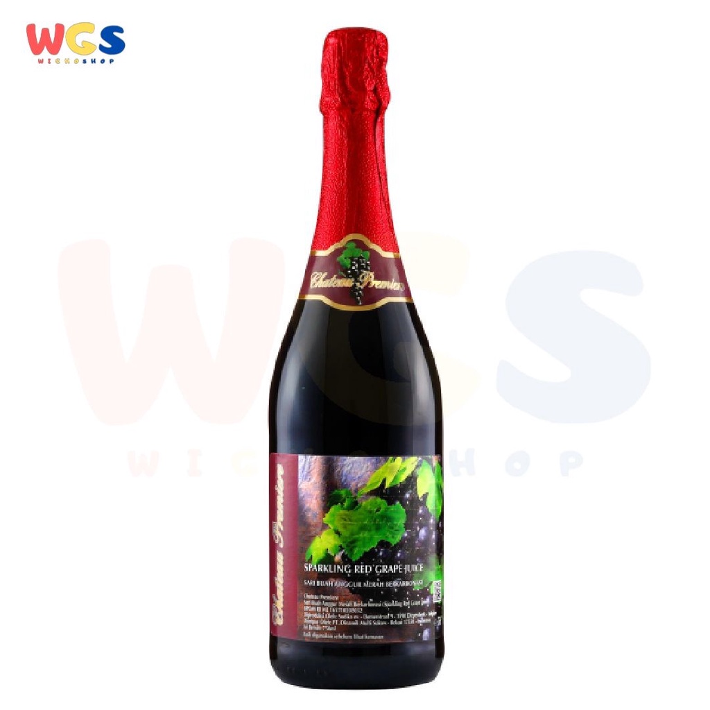 Chateau Premiere Sparkling Red Grape Juice Drink 750ml - Halal