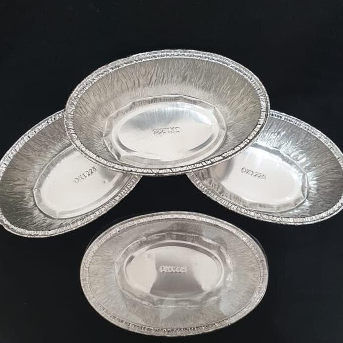 ALUMINIUM MODEL OVAL OX-1225 - WADAH ALUMINIUM FOIL OVAL OX1225