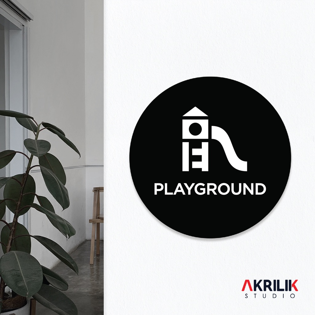 

Sign Board Akrilik Playground Papan Acrylic Signage Tempel Dinding Tempat Bermain Anak Tulisan Label Tanda Nama Ruangan Petunjuk Rambu Aklirik UV Print