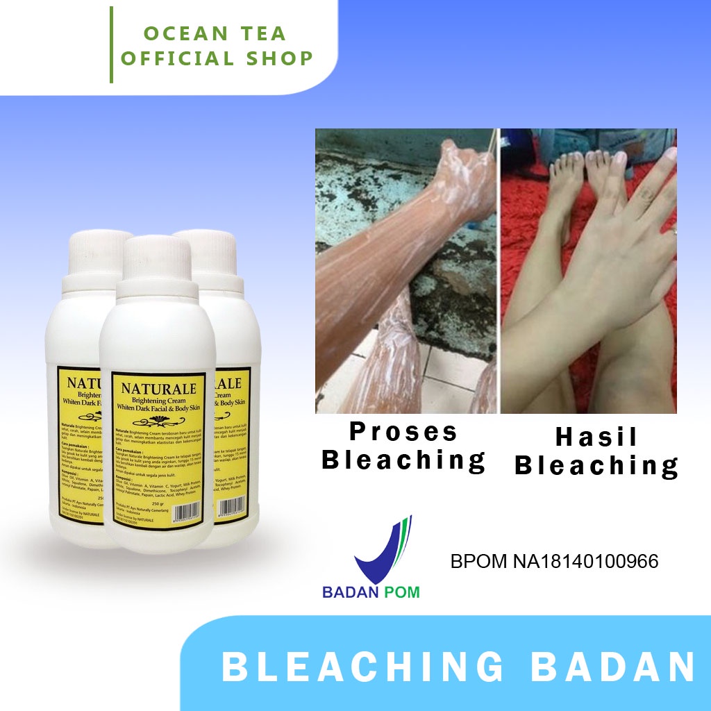 PEMUTIH BADAN PERMANEN BLEACHING CREAM ORIGINAL BPOM BLEACHING BADAN BLICING PERAWATAN TUBUH
