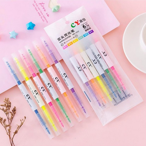 

S5821 1 Set Stabilo Warna Warni / Stabilo Warna / Highlighter Warna Warni / 1 Set Stabilo Highlighter Warna