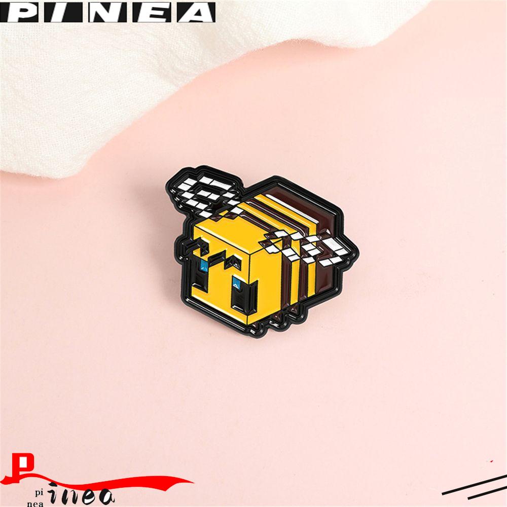 Pin Enamel Nanas Kerajinan Tangan Kartun Kerah Lencana Kreatif Hewan