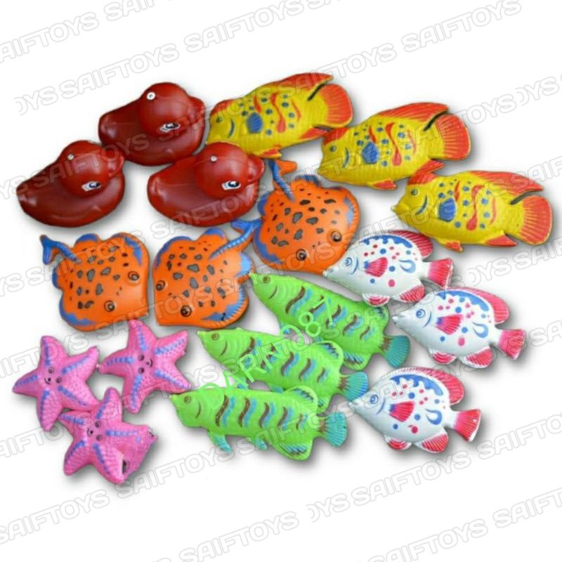 Mainan Pancingan Ikan Magnet / Mainan Ikan Pancing / Mainan Ikan