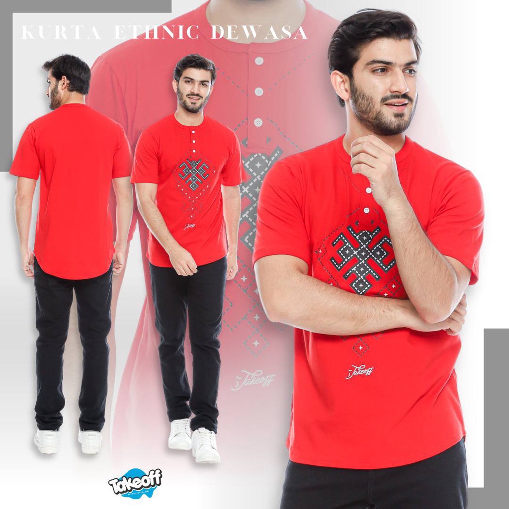 Kaos Dewasa kurta Ethnic dewasa by Take Off