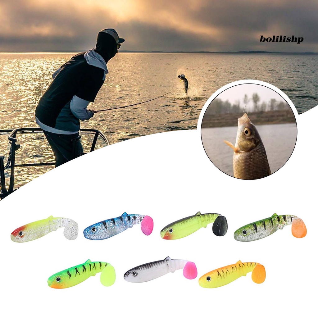 Bo-5pcs 9cm/5.8g Umpan Pancing Menggoda 3D Simulasi Fisheye Simulasi Realistis Angling Laut Memancing Umpan Lembut Memancing Luar Ruangan