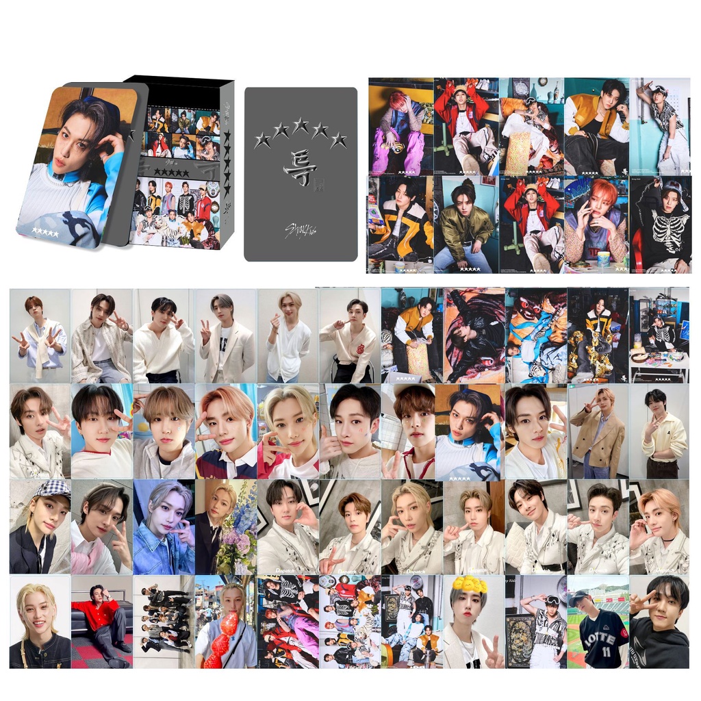 55pcs/box Album STRAY KIDS 3rd 5-STAR Photocards Kartu Lomo Straykids Kpop Postcards