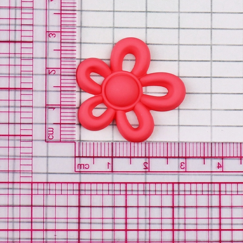 Siy 6warna 31x29mm Tidak Teratur Bunga Kecil Pesona Liontin Untuk Wanita DIY Bunga Warna-Warni Perhiasan Kalung Membuat Temuan