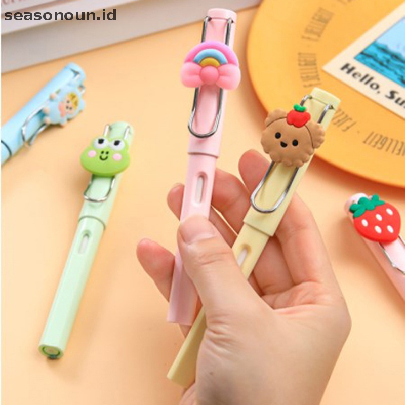 Seasonoun Pensil Wrig Kartun Tanpa Batas Tanpa Tinta Eternal Pen Art Paing Tool Stationery.