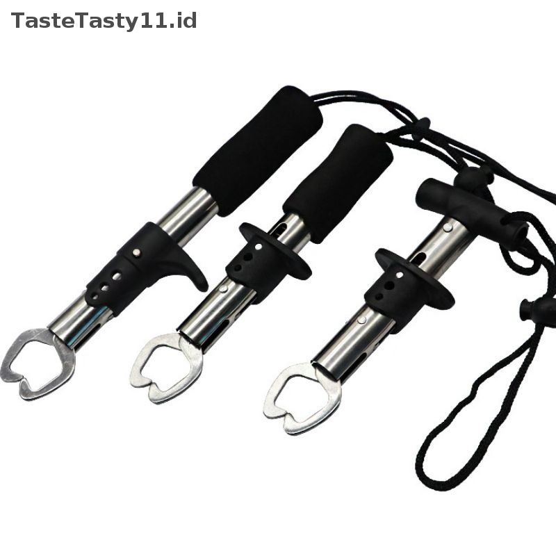 Tastetasty Portable Fishing Gripper Pegangan Bibir Ikan Stainless Steel Menangkap Ikan Gurame.