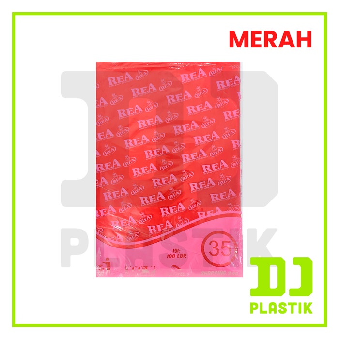 

[GG] Plastik No Pond HD 35X50 REA / Kresek Packing Online TANPA PLONG - Merah