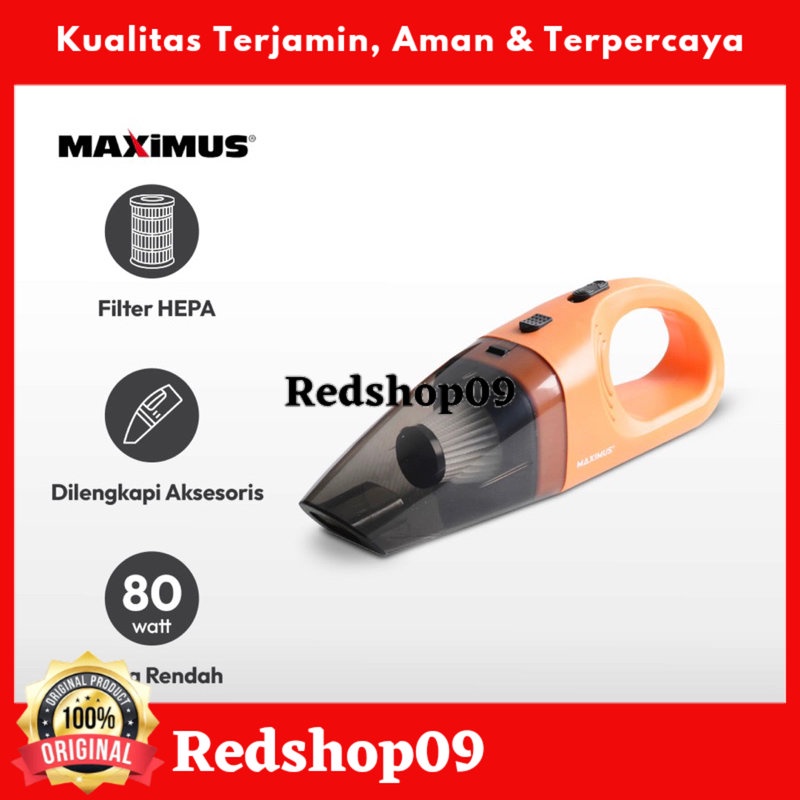 Maximus Penghisap Debu Mobil Basah Dan Kering 12v 80 Watt/Penghisap Debu