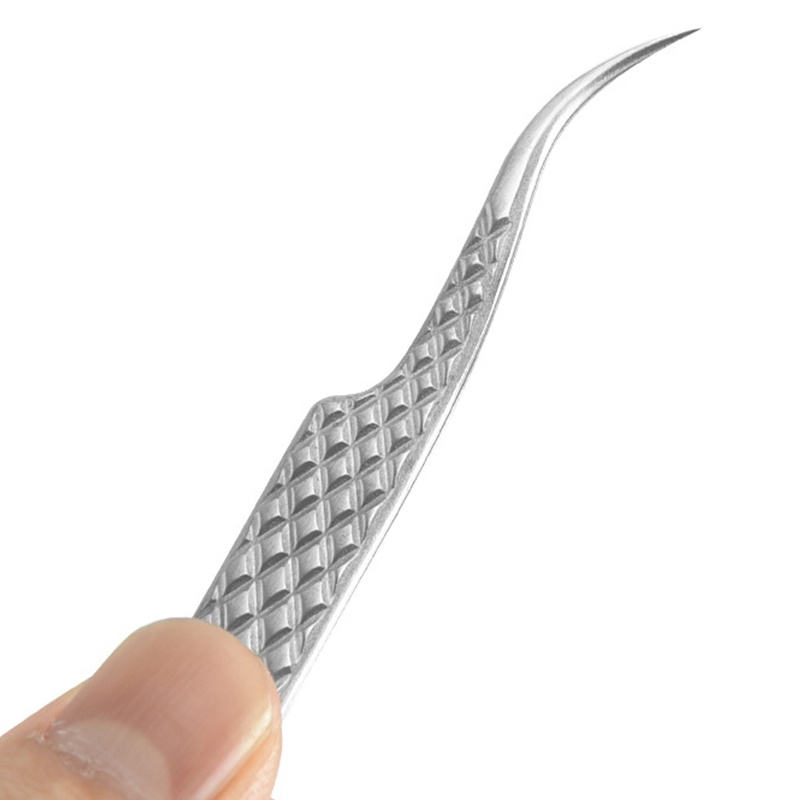 Pinset Bulu Mata Stainless Presisi Tinggi Stabil Pinset Elastisitas Tinggi Alat Okulasi Bulu Mata Nyaman Tahan Lama Alat Bulu Mata